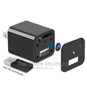 Mini Wifi 1080P Security SD Card Spy Charger Camera
