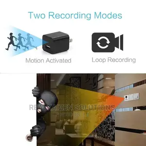 Mini Wifi 1080P Security SD Card Spy Charger Camera