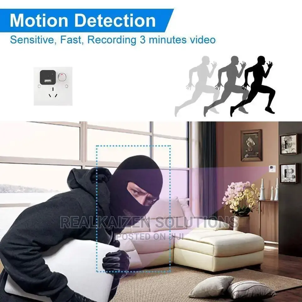 Mini Wifi 1080P Security SD Card Spy Charger Camera