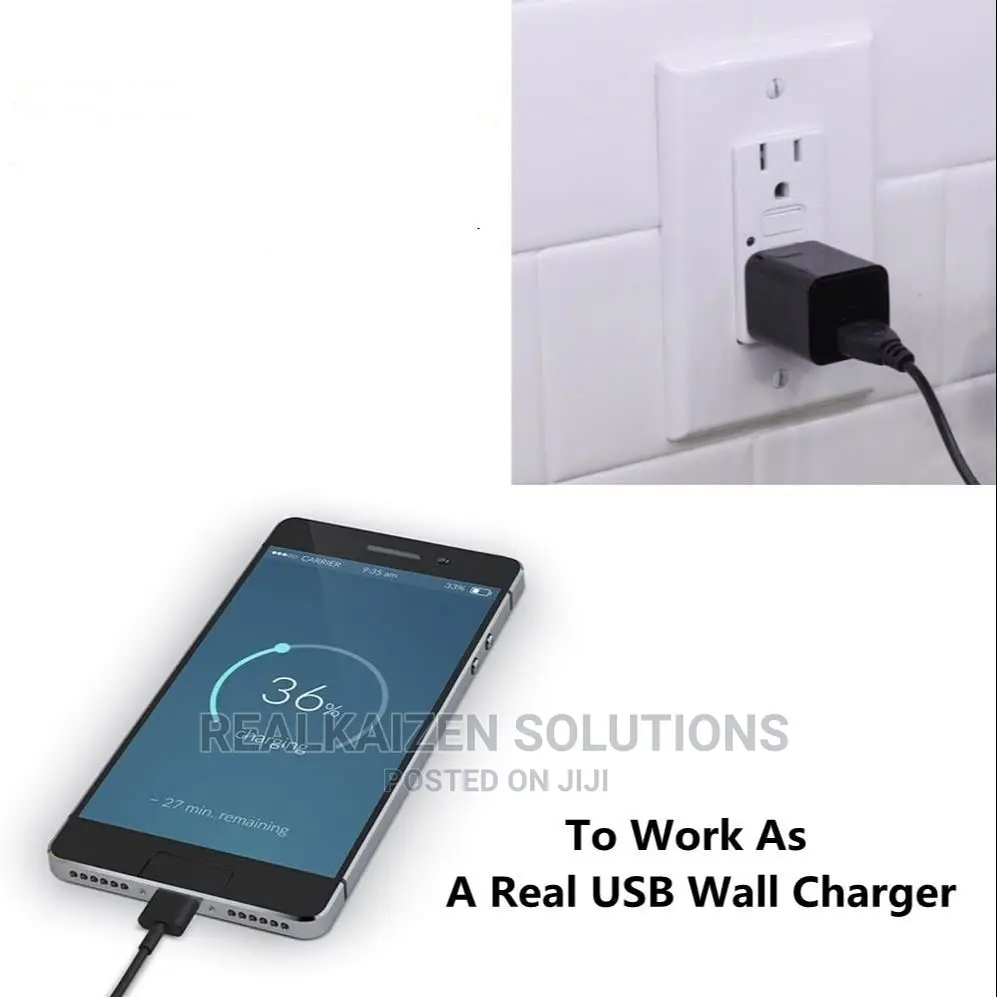 Mini Wifi 1080P Security SD Card Spy Charger Camera
