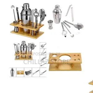 Stainless Steel Cocktail Shaker Set.