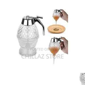 Glass Honey Dispenser.