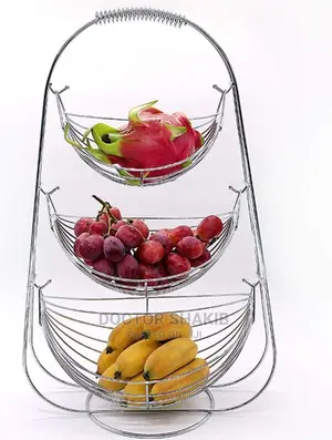 Kitchen Stainless Steel Fruit Bowl Basket