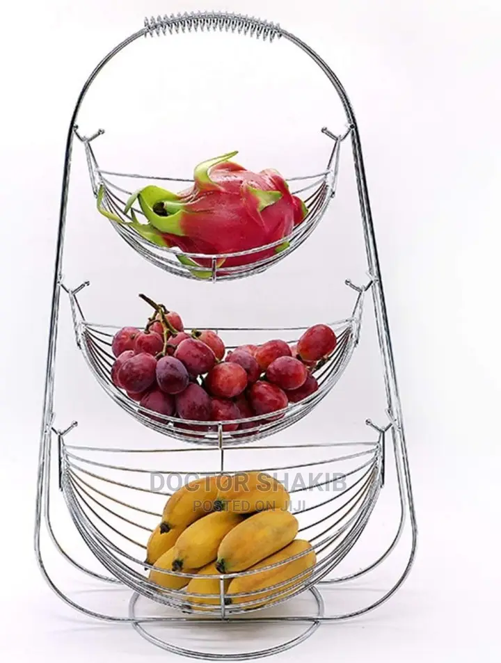 Kitchen Stainless Steel Fruit Bowl Basket