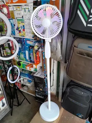 Rechargeable Fan With Torch- 3 Speeds