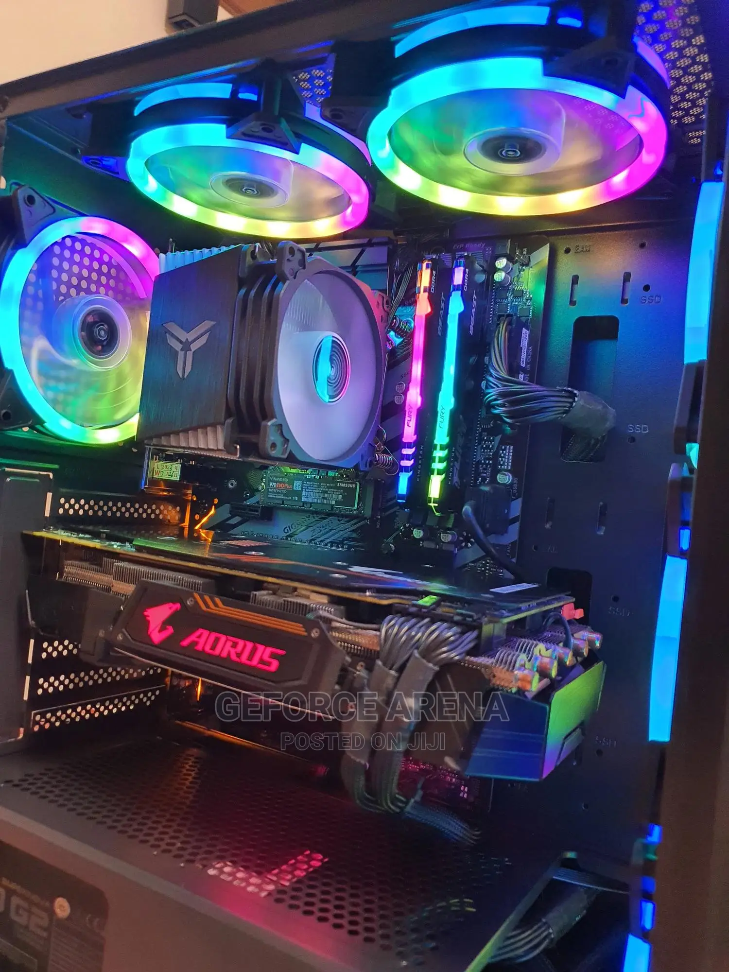 New Desktop Computer 32GB AMD Ryzen 7 SSHD (Hybrid) 2T