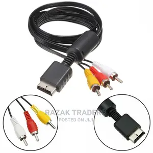 1.5m Audio Video AV Cable for Playstation PS2 PS3 Console