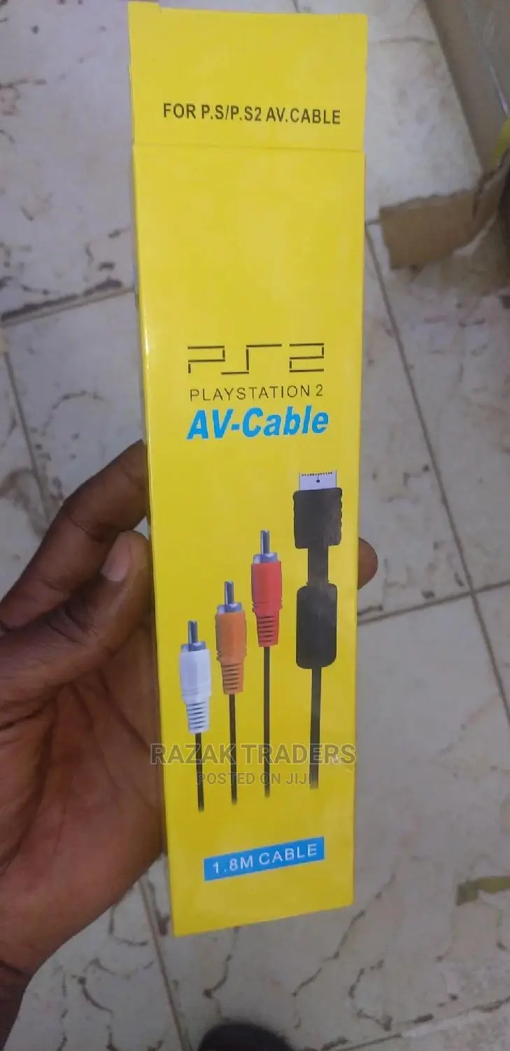 1.5m Audio Video AV Cable for Playstation PS2 PS3 Console