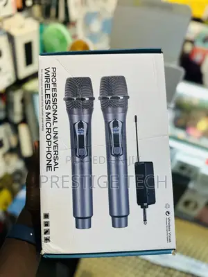 Professional Universal Wireless Microphones (Pair)