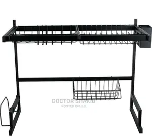 2 Tier Stainless Steel Kitchen Shelf Organizer