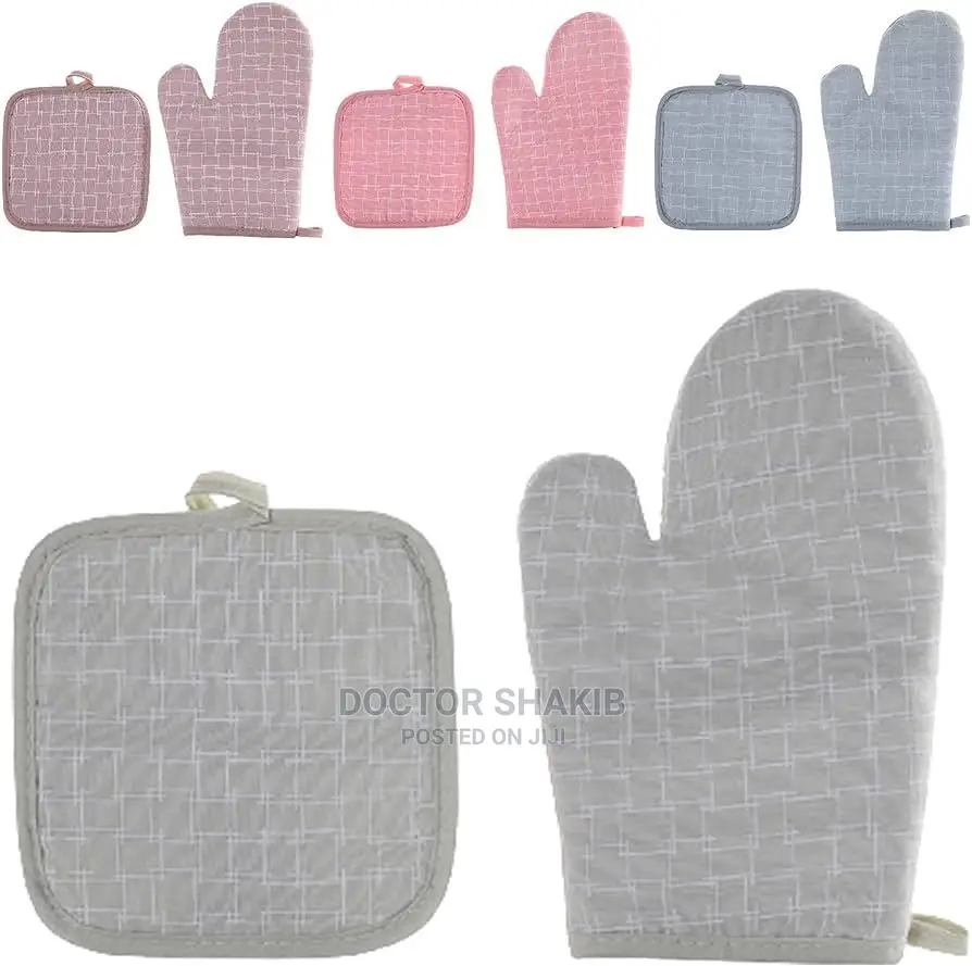 2pcs Cotton Microwave Gloves (Heat Stable)