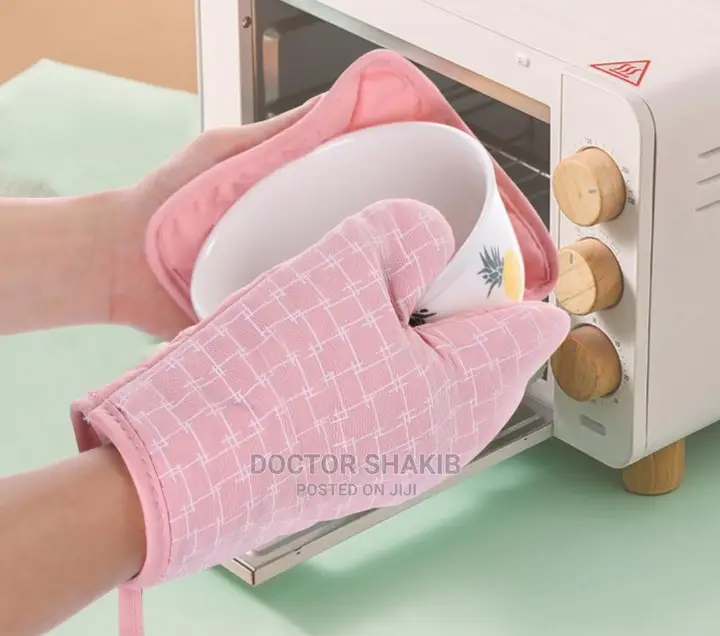 2pcs Cotton Microwave Gloves (Heat Stable)
