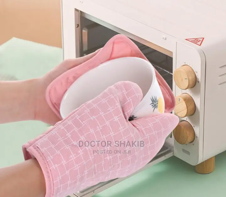 2pcs Cotton Microwave Gloves (Heat Stable)