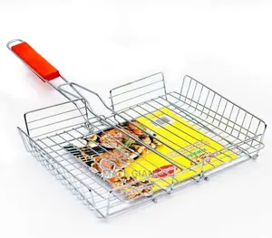 Outdoor Stainless Steel Grill Basket