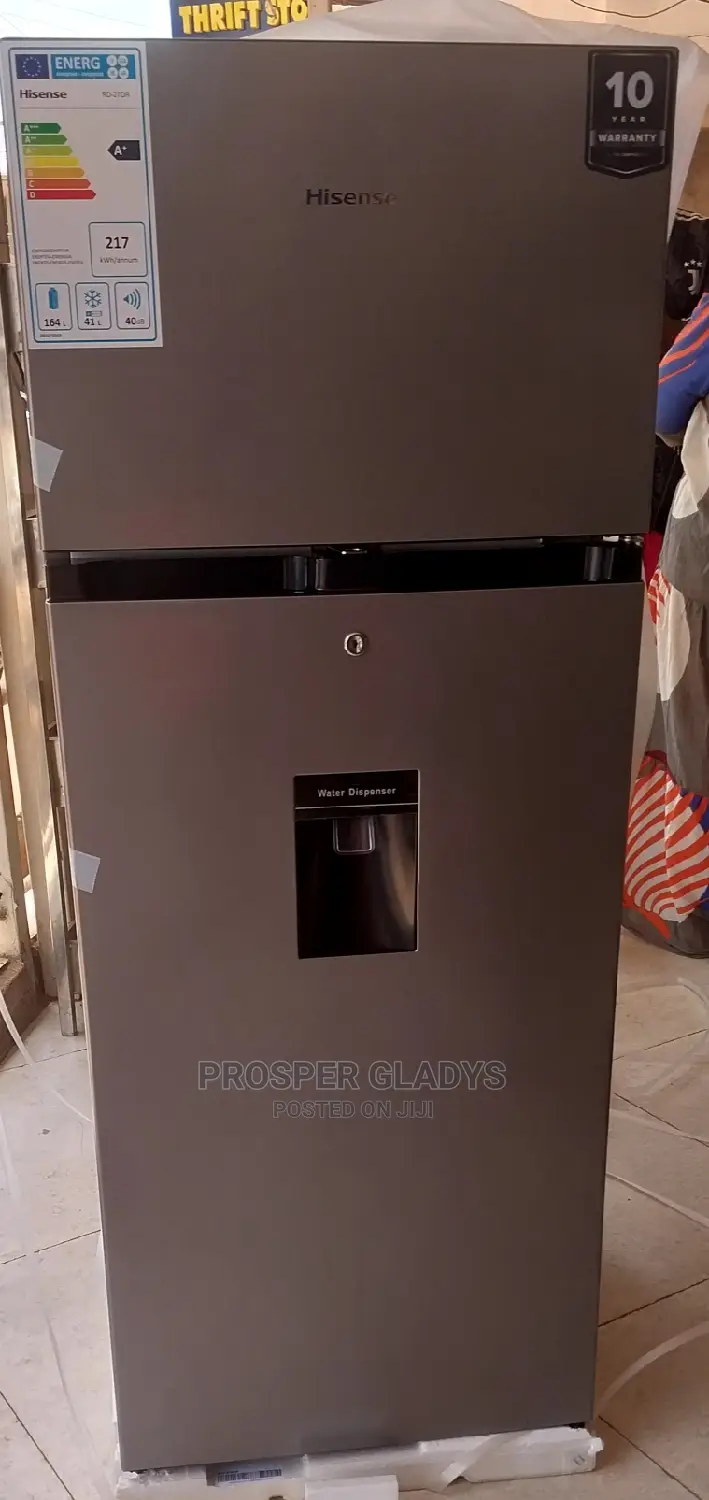 Hisense 270 Litres Refrigerator Double Door.