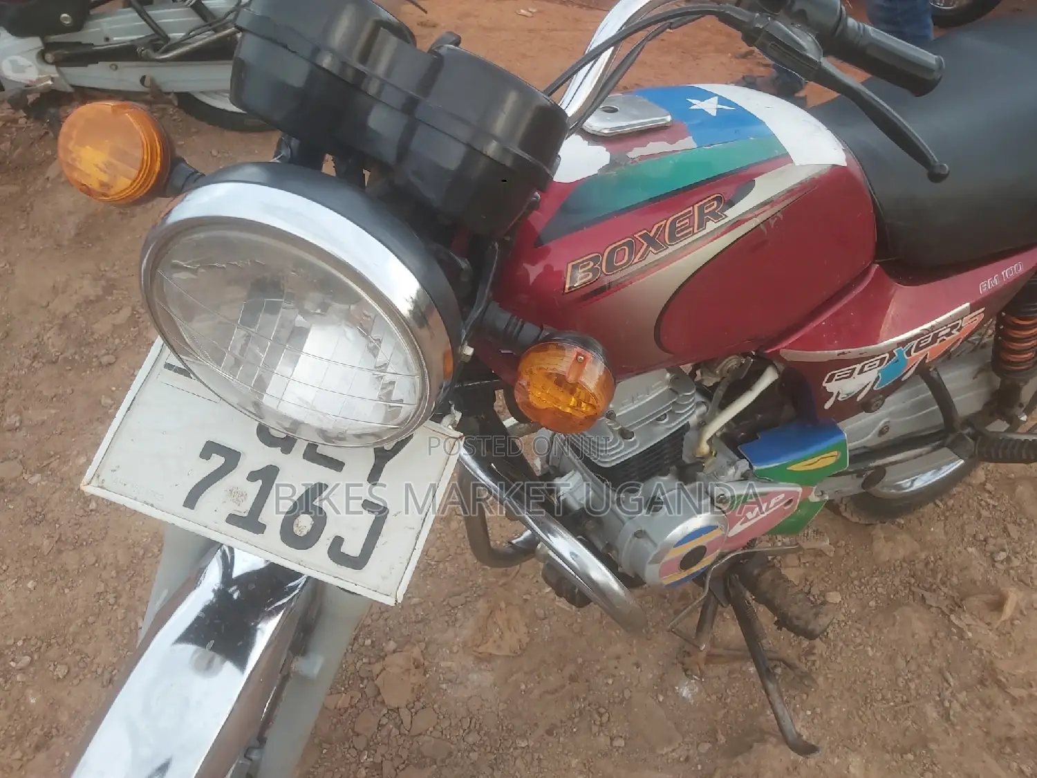 Bajaj Boxer 100 2018 Red