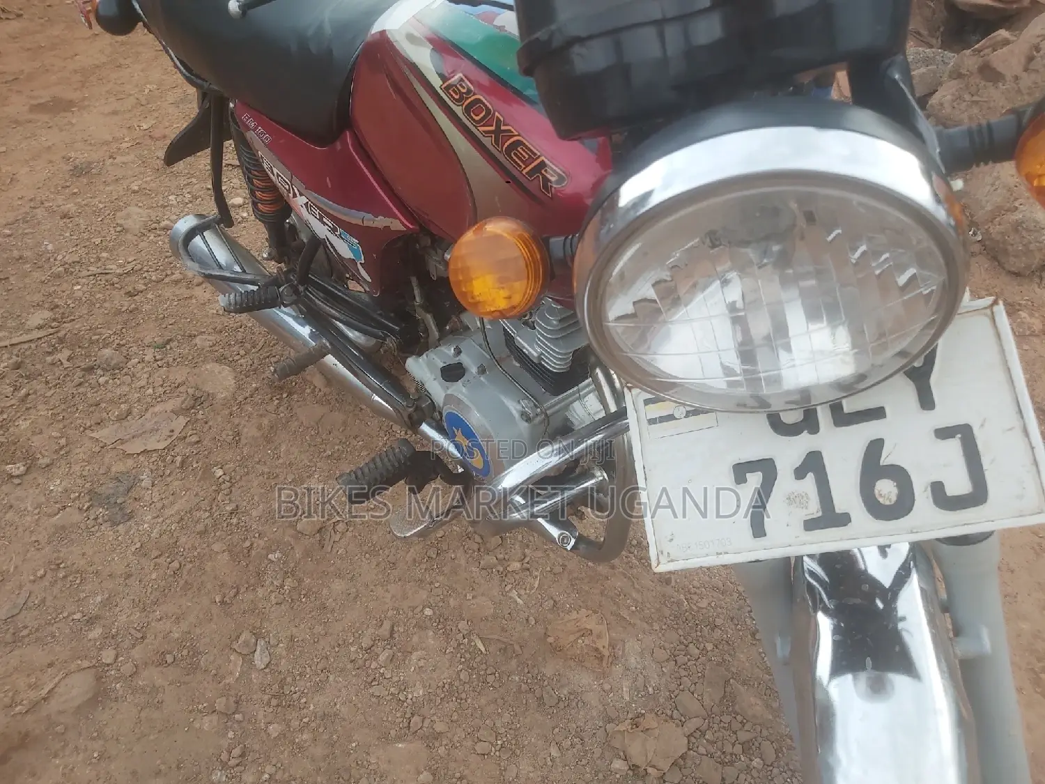 Bajaj Boxer 100 2018 Red