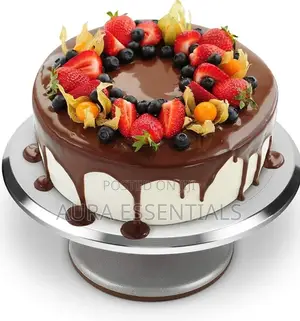 Aluminum 12inch Round Cake Stand