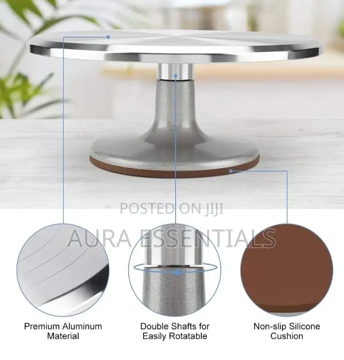 Aluminum 12inch Round Cake Stand