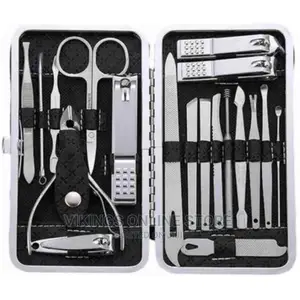 19pc Manicure and Pedicure Set- Multicolor