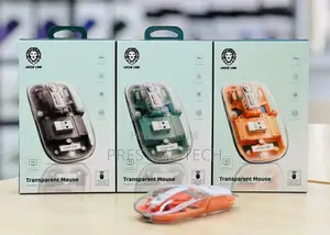 Green Lion Transparent Wireless Bluetooth Mouse