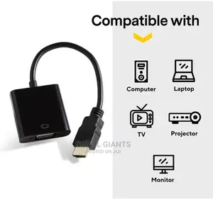 HDMI/VGA Audio/Video Adapter Black