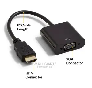 HDMI/VGA Audio/Video Adapter Black