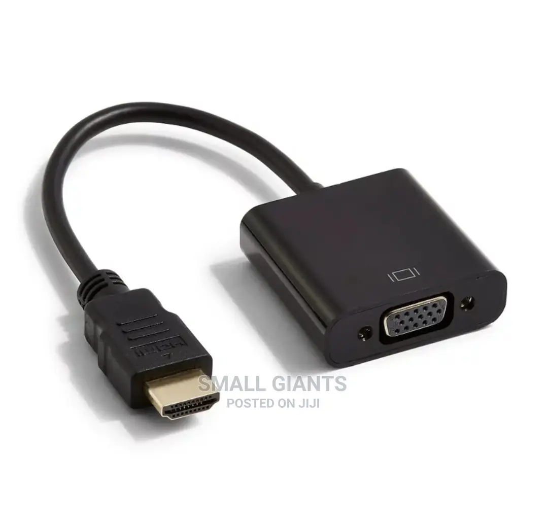 HDMI/VGA Audio/Video Adapter Black