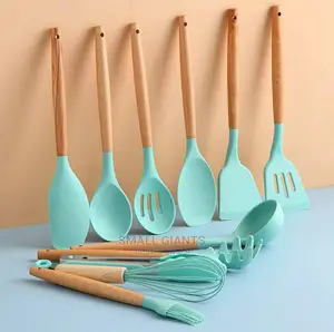 12pcs Cooking Tool With Storage Bucket Set