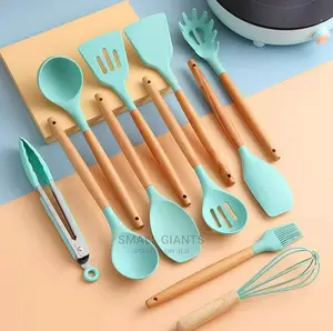12pcs Cooking Tool With Storage Bucket Set