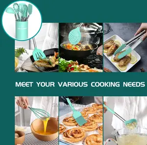 16pcs Kitchen Utensil Set With Stainless Steel Handle