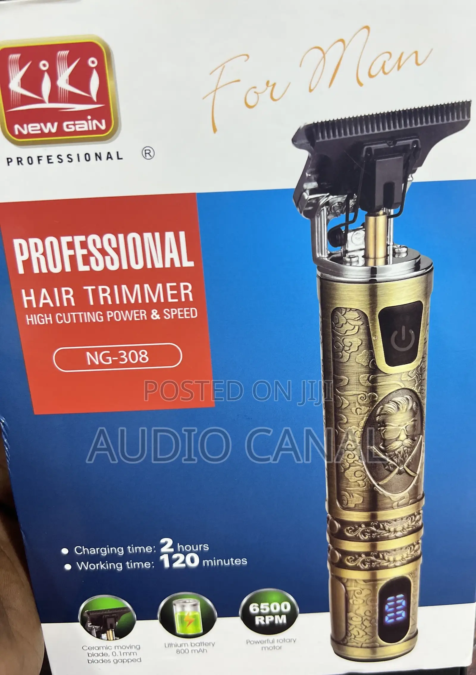 Professional Rechargeable Hair Trimmer