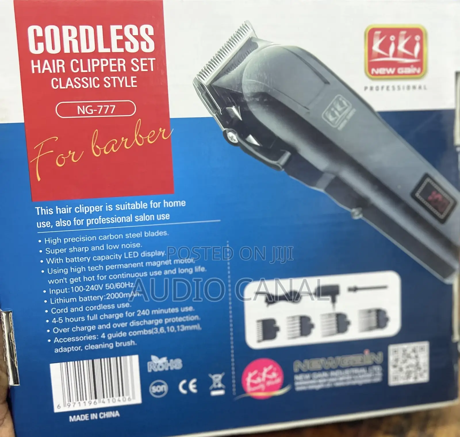 Kiki Cordless Rechargeable Machine