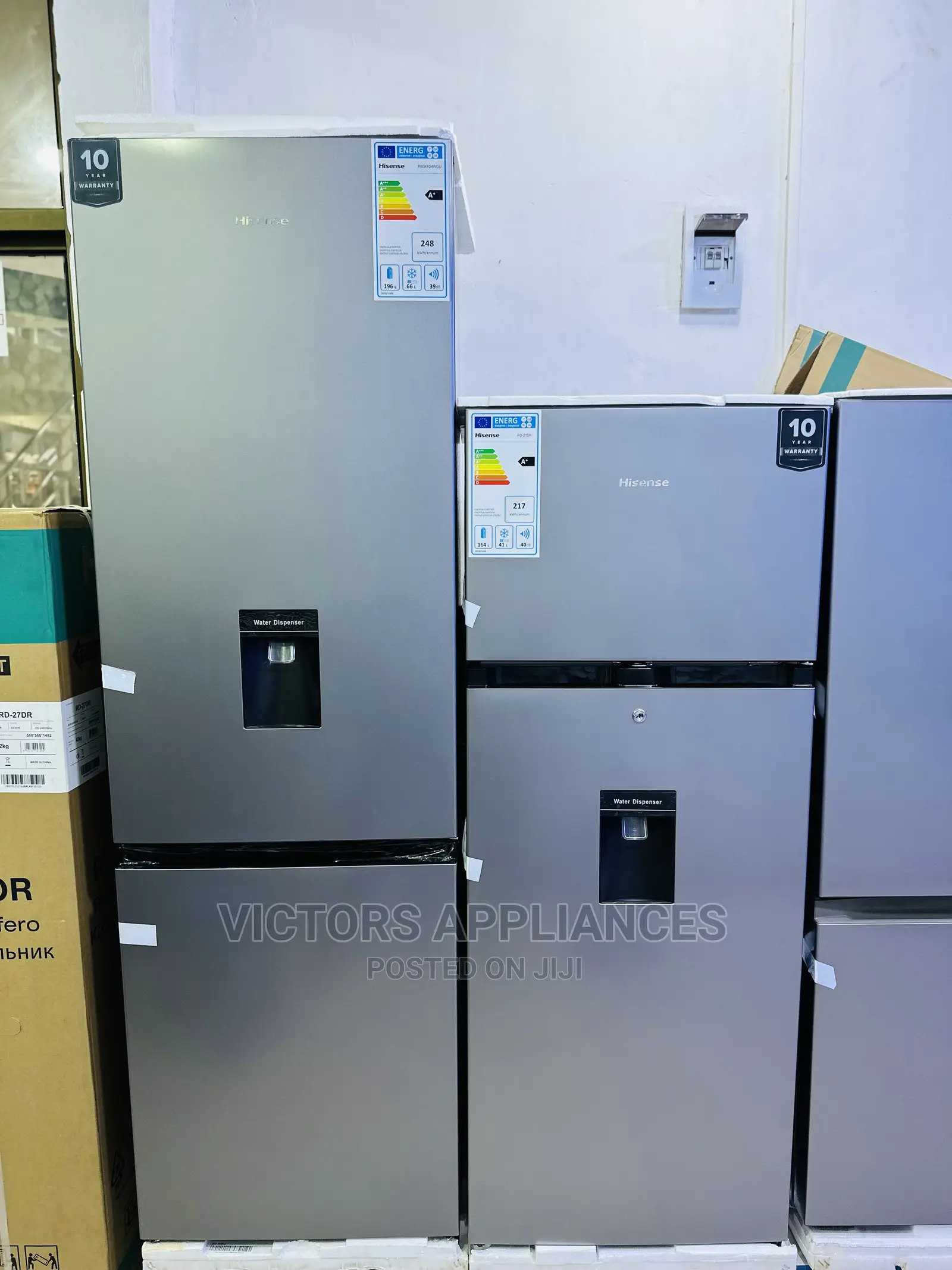 Hisense 341L Brand New Fridge With Water Dispenser