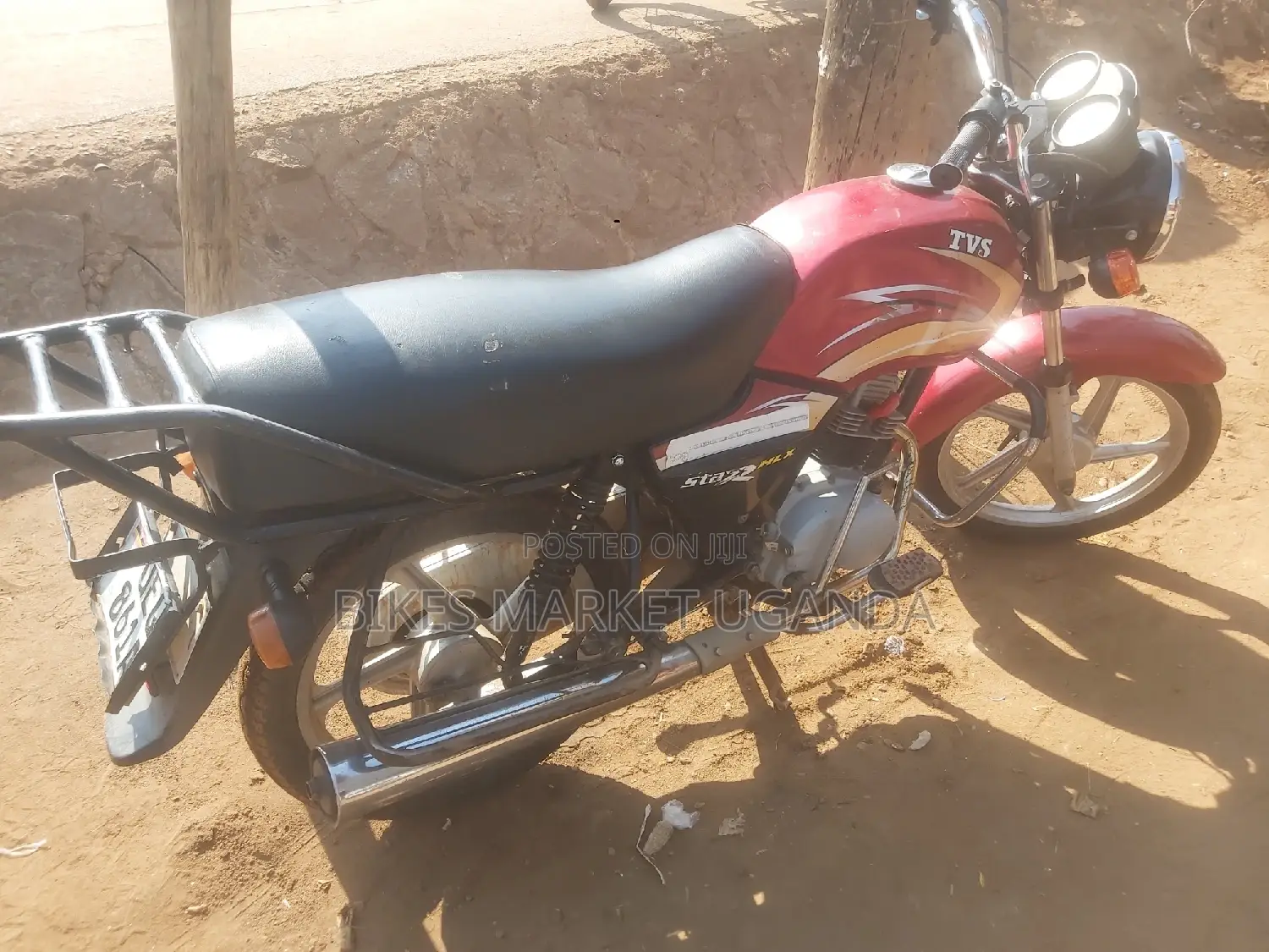TVS XL 100 2018 Red