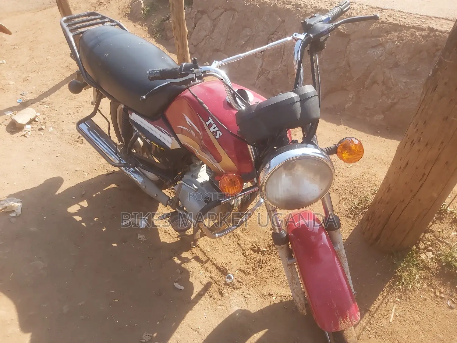 TVS XL 100 2018 Red