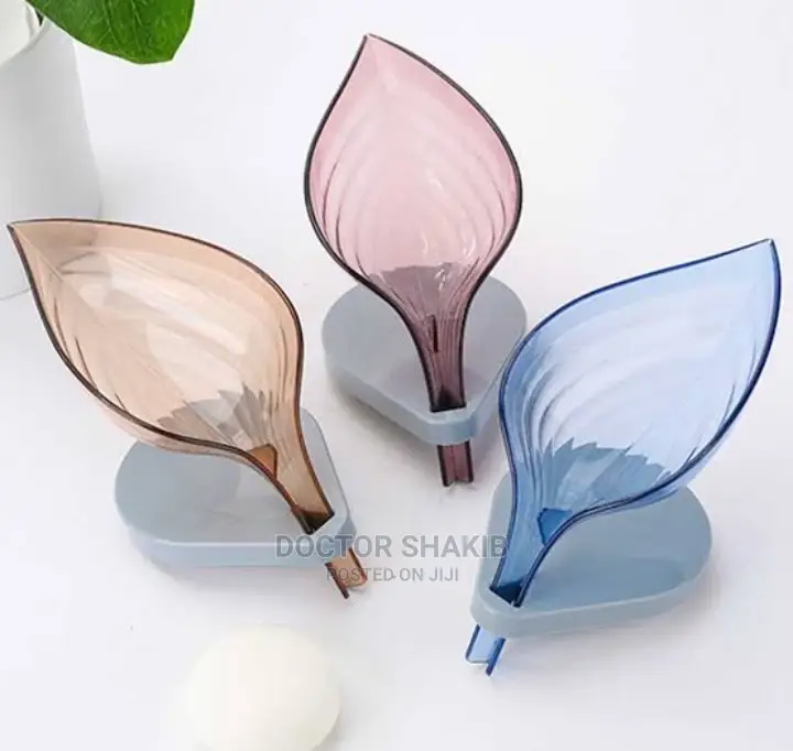 Bathroom Leaf-Shaped Self Draining Soap Holder
