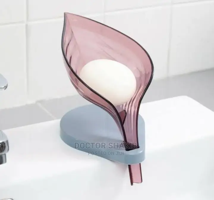 Bathroom Leaf-Shaped Self Draining Soap Holder