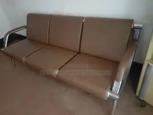 Executive Brown 3 Seater Waiting Chair