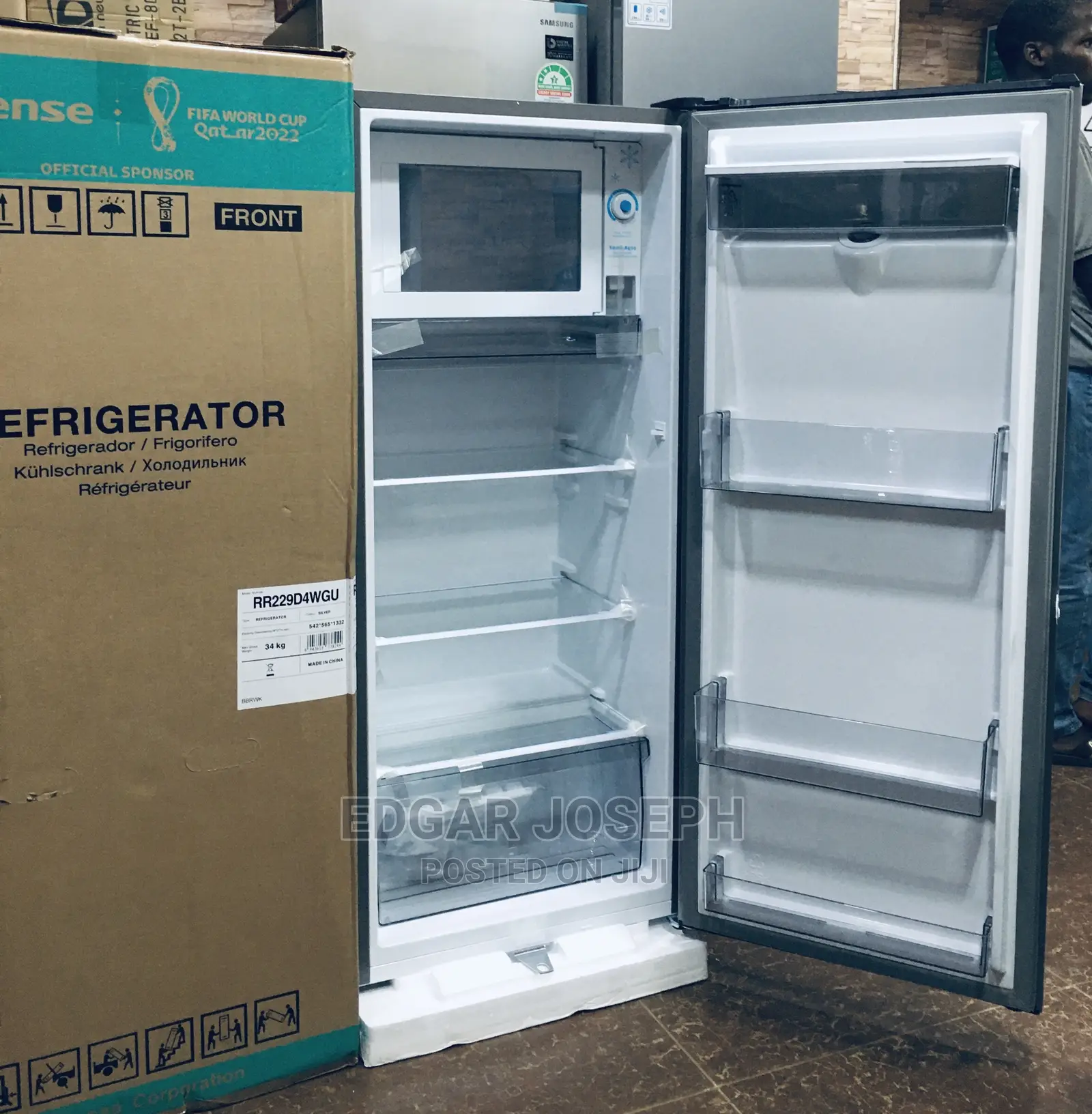 Hisense Refrigerator 229L With Dispenser