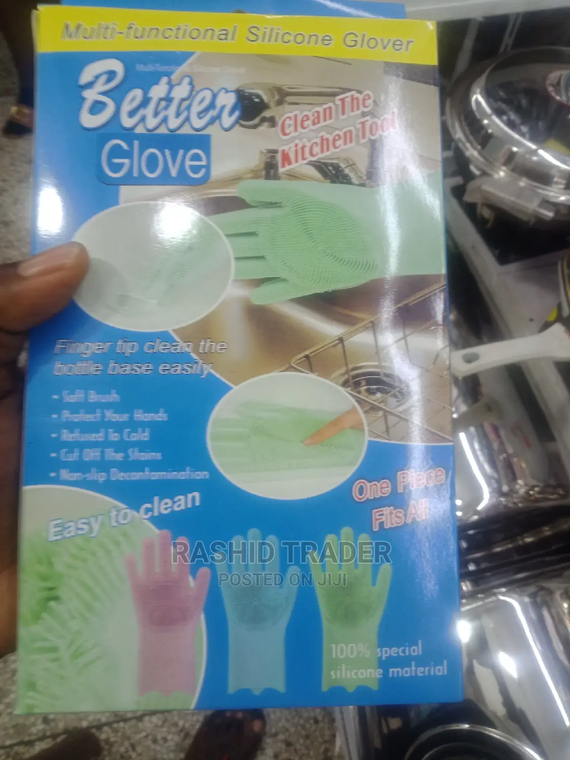 Mult Functional Silicone Gloves