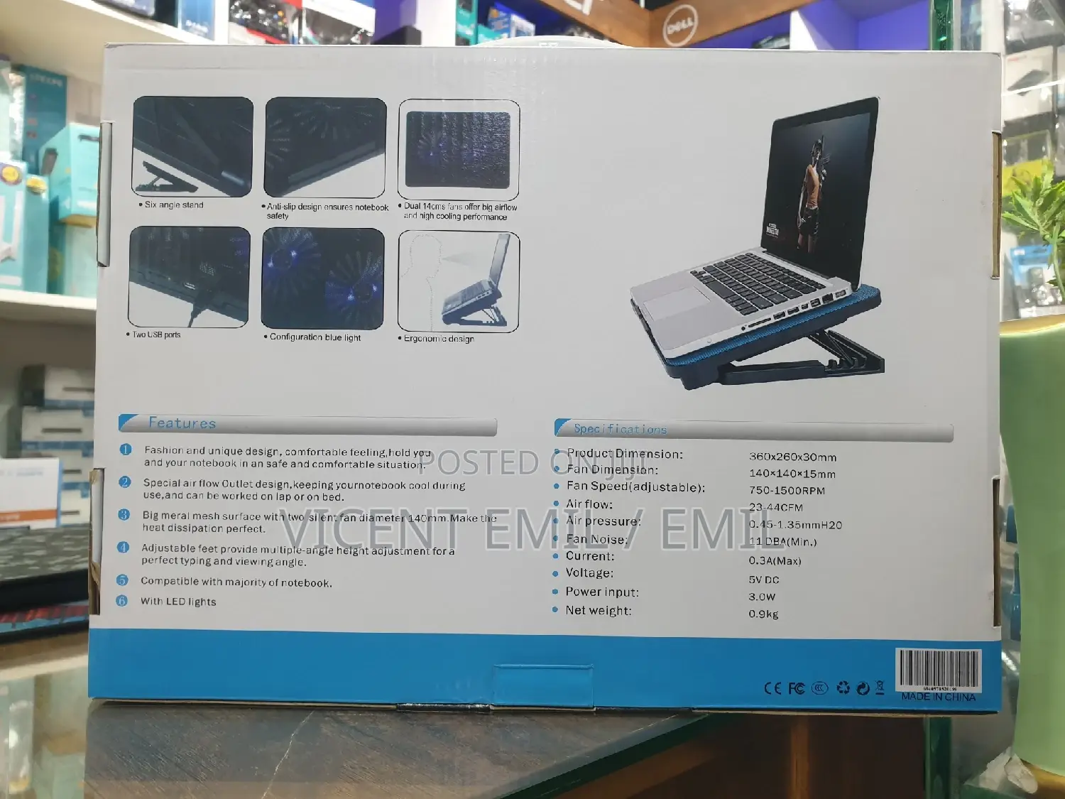 Laptop Stand With a Cooling Fan N99