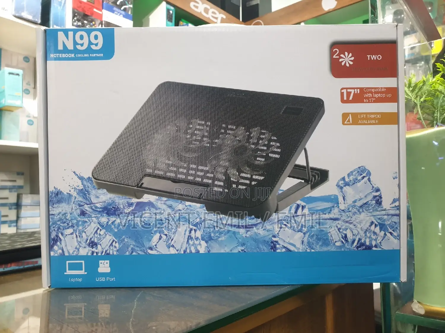 Laptop Stand With a Cooling Fan N99