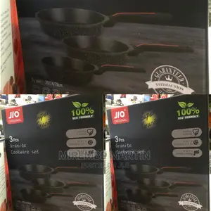 Black Frying Pan Set