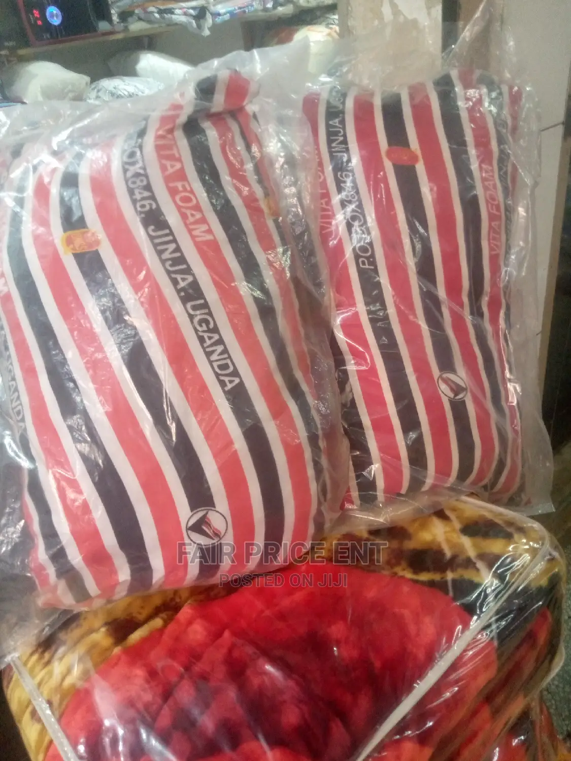 Vitafoam Pillows.Pair.( Red)