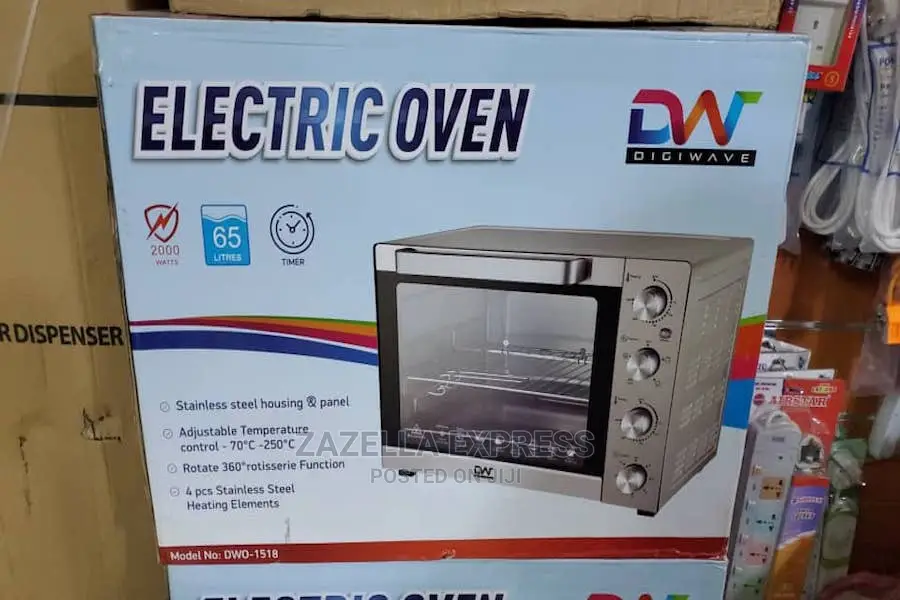 Digiwave Electric Oven 65L 2000W With Timer