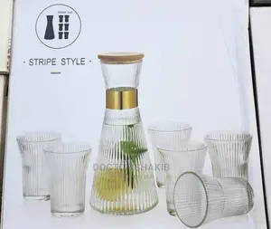 Large Capacity Glass Bottle for Cold Water Lemon