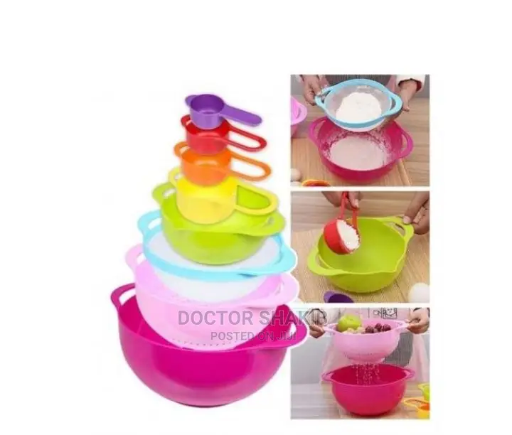 Generic 10 in 1 Measuring Bowl/ Sieve