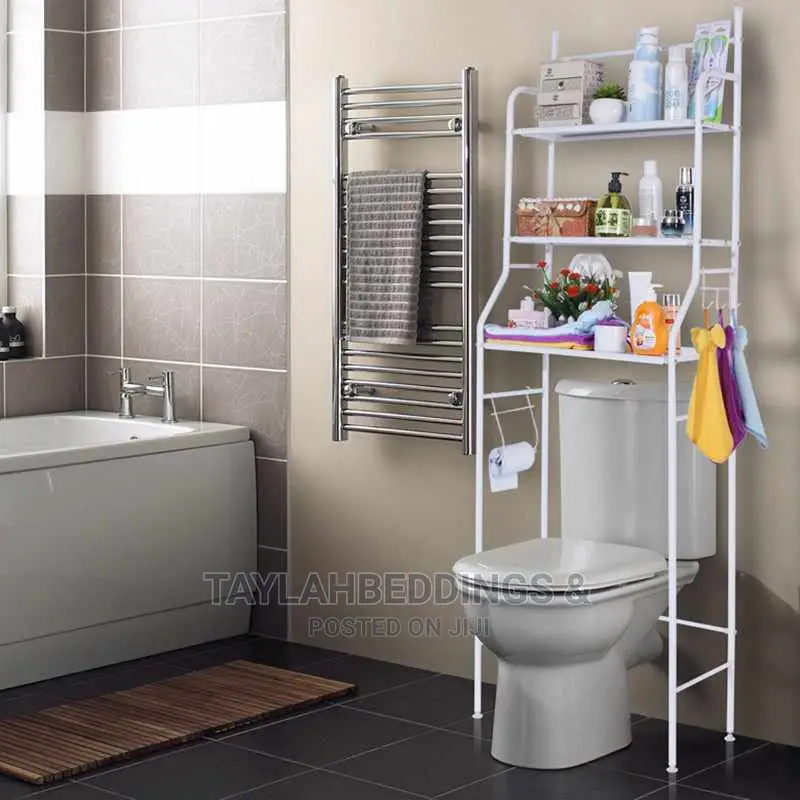 Toilet Storage Shelf,Bathroom Corner Stand Storage Organizer
