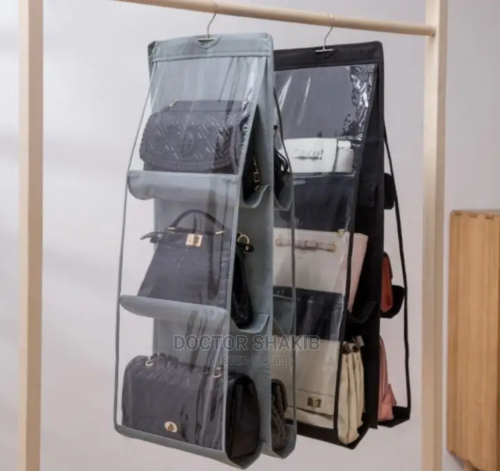 Transparent Handbag Hanging Closet Bags